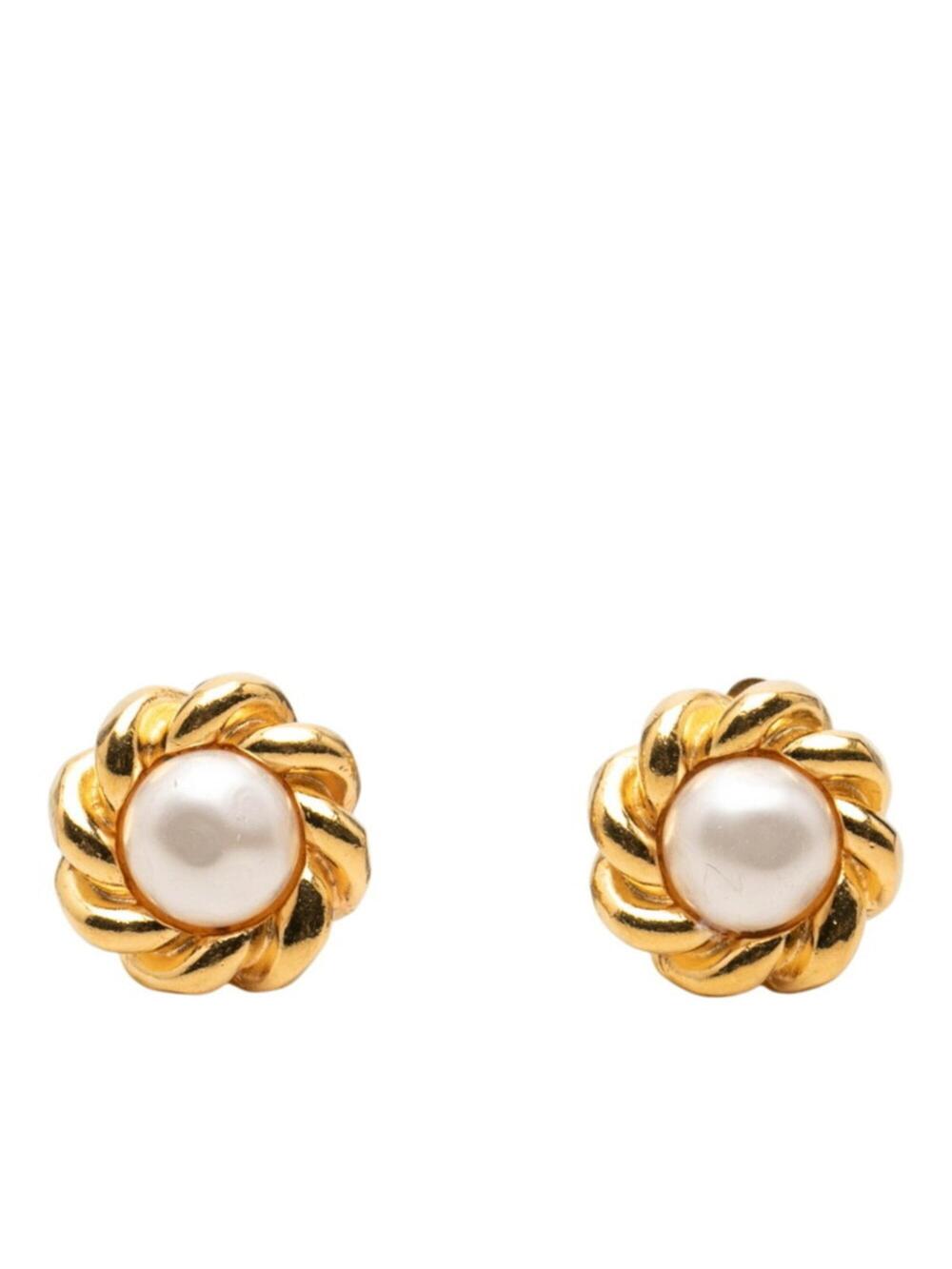 Chanel Vintage Earrings Pearl #299360C54B